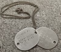 WWII U.S. Navy Dog Tags
