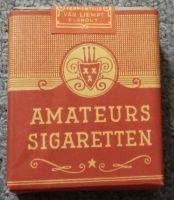 Nizozemské druhoválečné cigarety Amateurs Sigaretten