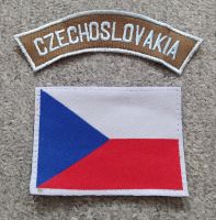 Vlaječka+domovenka Czechoslovakia  používané v prvních misích