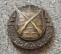 Československý bronzový odznak pro střelce z pušky těžký typ